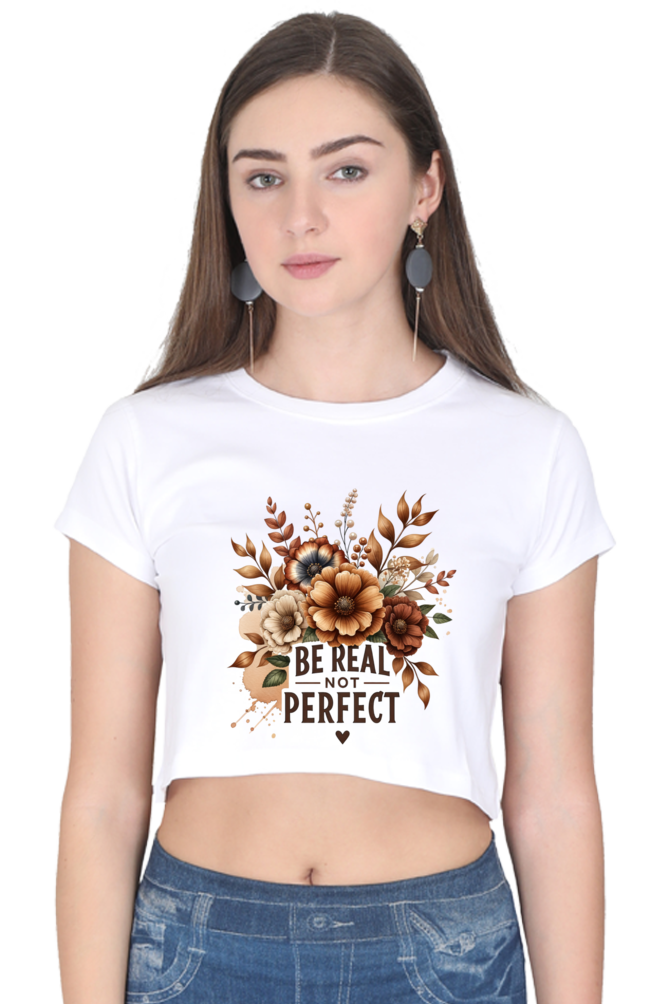 Female Crop Top White -D