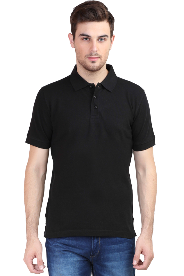 Male Polo Half Sleeve Black