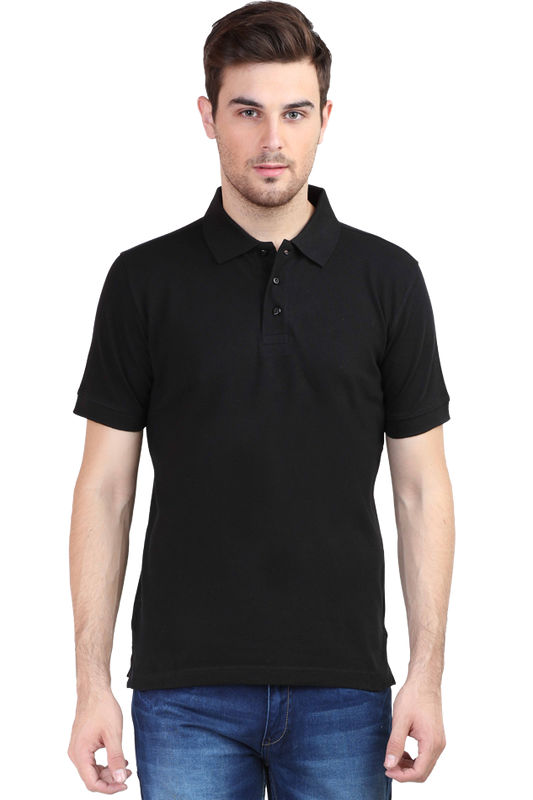 Male Polo Half Sleeve Black