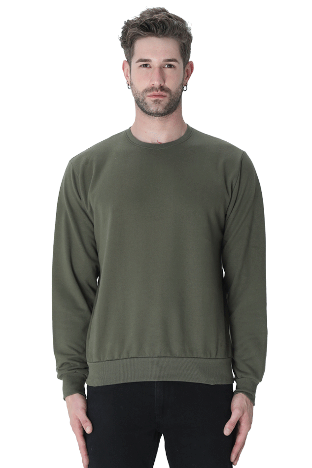 Unisex Sweatshirts Olive Green