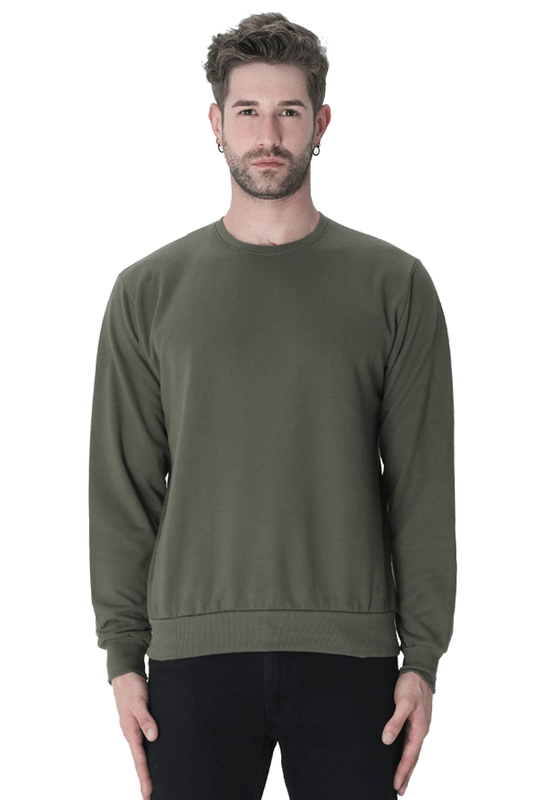 Unisex Sweatshirts Olive Green