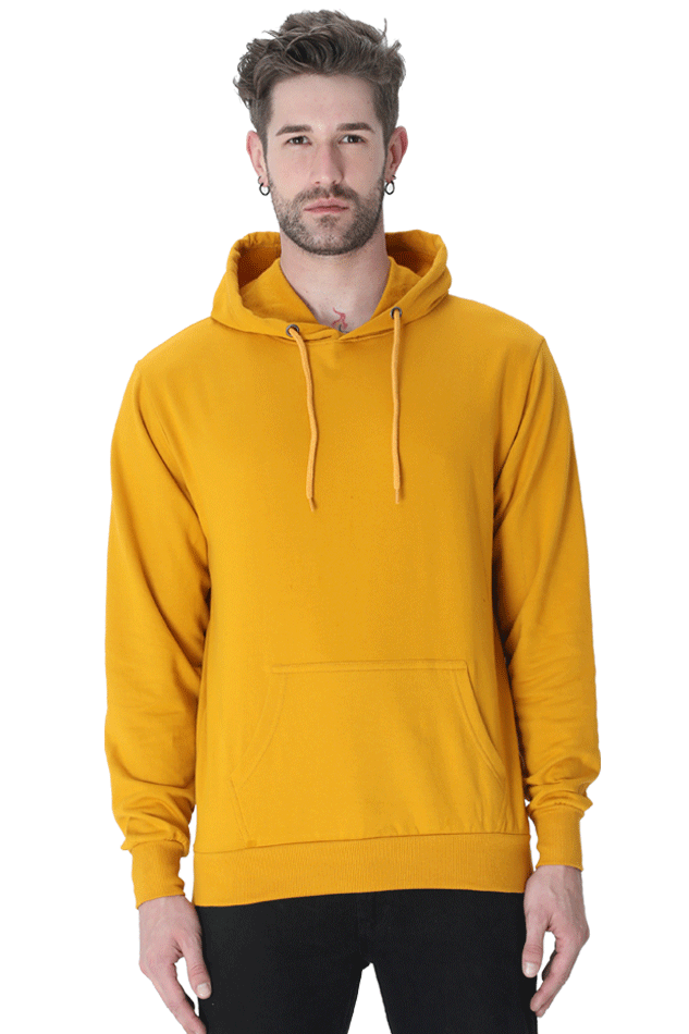 Unisex Hooded SweatShirt Mustard Yellow