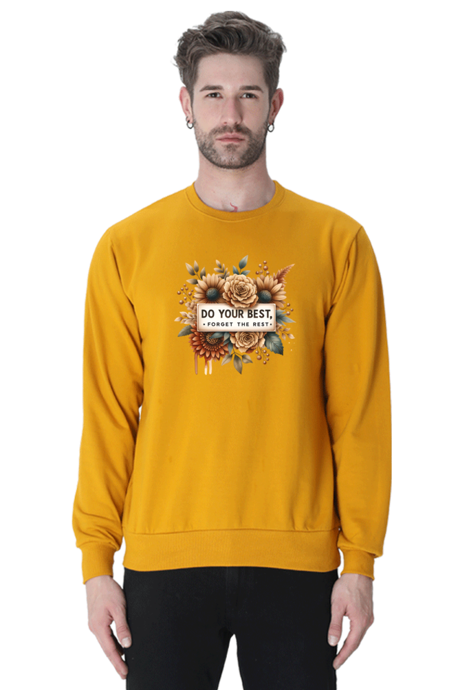 Unisex Sweatshirts Mustard Yellow_QT