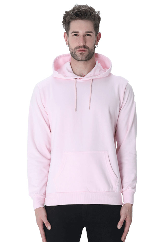 Unisex Hooded SweatShirt Light Baby Pink