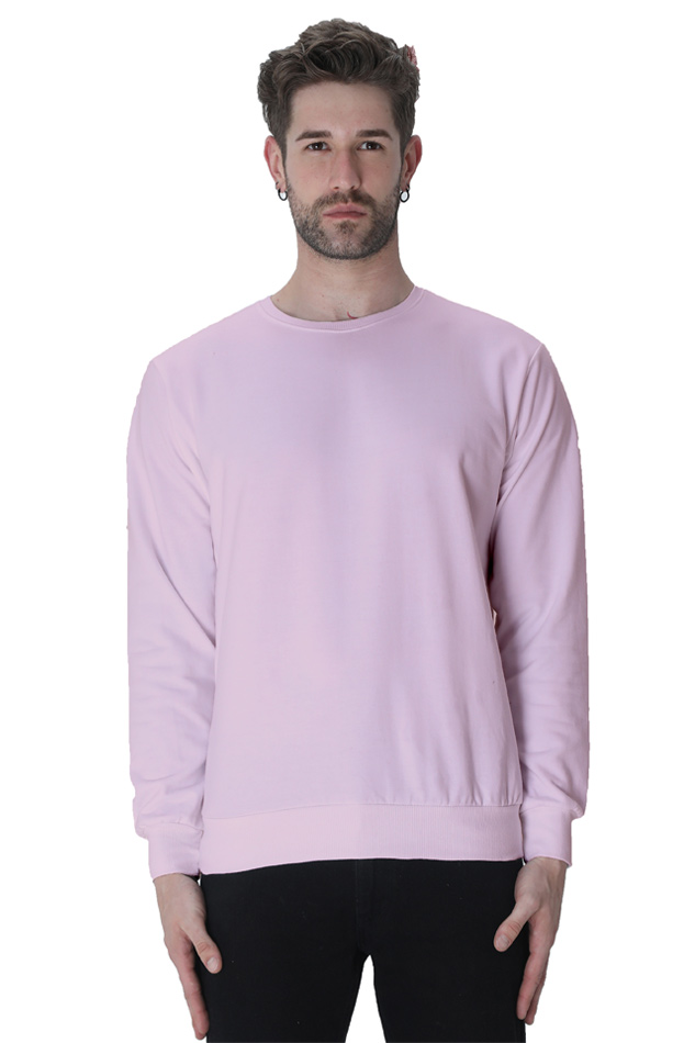 Unisex Sweatshirts Light Baby Pink