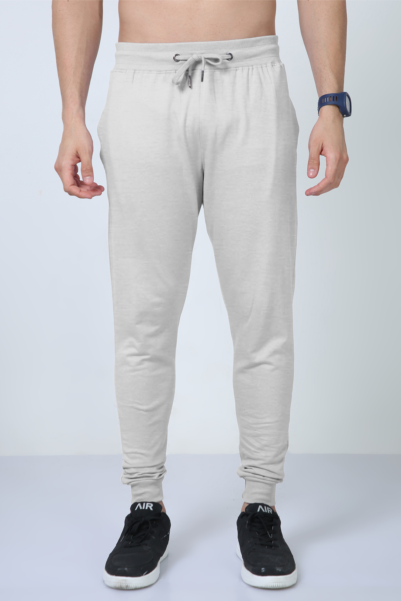 Unisex Joggers Grey Melange