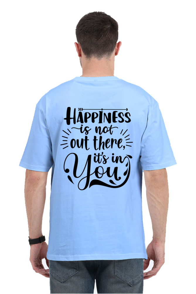 Unisex Oversized Classic T-Shirt Baby Blue_QHappiness