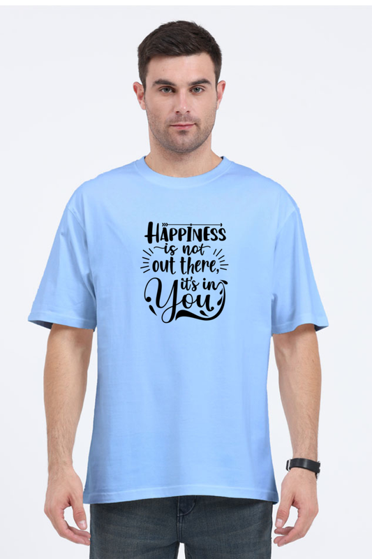 Unisex Oversized Classic T-Shirt Baby Blue_QHappiness